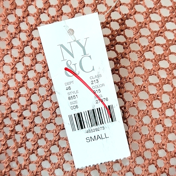 NWT Soho New York Co. Chocolate Brown 3/4 Sleeve Pullover Sweater Size S - Picture 3 of 10